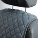 Купити Накидки для передніх сидінь Алькантара широкі Сірі 2 шт 8093 Накидки для сидінь Premium (Алькантара) - 2 фото из 3