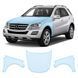 Купити Антигравійна захисна бронеплівка за лекалами для Mercedes-Benz M-Class W164 facelift 2008-2011 - капот і передні крила 107119 Модельні лекала захисних плівок для Mercedes-Benz