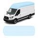 Купити Антигравійна захисна бронеплівка за лекалами для Ford Transit VII 2013- зона даху 104542 Модельні лекала захисних плівок для Ford