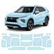 Buy Pre-cut paint protection film for Mitsubishi Eclipse Cross I facelift 2021-2024 - full body 107457 Model-specific paint protection film patterns for Mitsubishi
