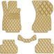 Buy Eco-leather floor mats for Audi A4 (B9) 2015- Beige 5 pcs (Rombus) 74658 Floor mats for Audi