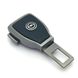 Купить Заглушка перехідник ременя безпеки з логотипом Opel Темный хром 1 шт 39436 Заглушки ремня безопасности - 1 фото из 6