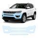 Купити Антигравійна захисна бронеплівка за лекалами для Jeep Compass MP 2017-2020 - передній бампер 105342 Модельні лекала захисних плівок для Jeep