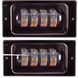 Купить LED Противотуманные фары для Ваз 2110-14 W/Y 12-24V 40W 4LED 3000K 6000K Белый Желтый Свет 2 шт (LD-519 L2-WY-LED) 95086 Противотуманные фары ВАЗ