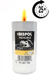 Купить Свеча длительного горения Bispol Memoria аварийный свет 25 часов 1 шт 56210 Фонарики Переноски Прожекторы