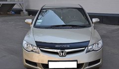 Купить Дефлектор капота (мухобойка) Honda Civic 2006-2012 /седан 4688 Дефлекторы капота Honda