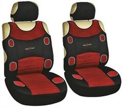Купити Авточохли майки для передніх сидінь Prestige велюр полиэестер Червоні 2 шт 230 Майки для сидінь