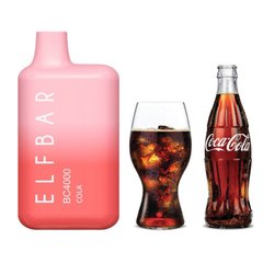 Купить Elf Bar BC4000 POD система 5% Cola Кола (Перезаряжаемый) Оригинал 44659 Перезаряжаемая Pod система Elf Bar