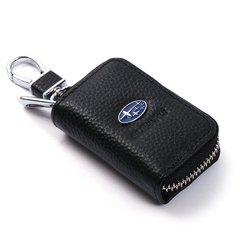 Купить Чехол для ключей с карабином с логотипом Subaru (Тисненая кожа) 65604 Чехлы для автоключей