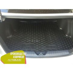 Купити Автомобільний килимок у багажник Kia Rio 2015- Sedan / Гумо - пластик 42148 Килимки для KIA