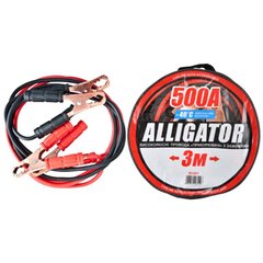 Купить Пусковые провода прикуривания Alligator 500А / 3 м / в сумке (BC651) 39311 Пусковые провода