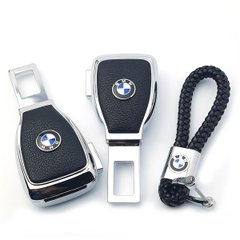 Купити Набір в авто для BMW №2 / Заглушка перехідник ременя безпеки та брелока з логотипом 36695 Подарункові набори для автомобіліста