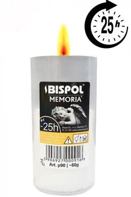 Купити Свічка тривалого горіння Bispol Memoria аварійне світло 25 годин 1 шт 56210 Ліхтарики Переноски Прожектори
