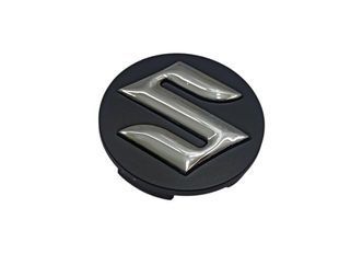 Купить Колпак колеса Suzuki черный 54 мм пластик 1 шт OEM 4325263J10CZ2 (колпачок, заглушка диска) 94657 Колпачки на титаны