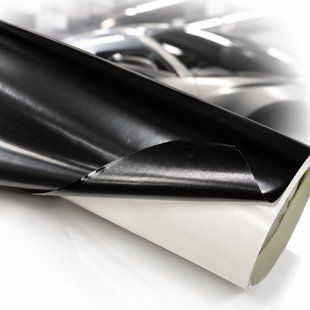 Buy Carbon Film PVC Ceramic Black with Microchannels 1.52 Meters x 10 cm 165 Microns (Sk-03) 67436 Carbon film universal 3D 5D 7D