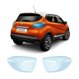 Купить Антигравийная защитная бронепленка по лекалам для Renault Captur I 2013-2017 - задние фонари стопы 108455 Модельные лекала защитных пленок для Renault