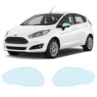 Купити Антигравійна захисна бронеплівка за лекалами для Ford Fiesta VI facelift 2013-2017 - дзеркала 104417 Модельні лекала захисних плівок для Ford