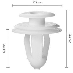 Buy Clip for fastening door trim grille Toyota Chevrolet Daewoo GM Lexus Suzuki (C0534) 73226 Door type retainer