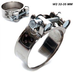 Купити Хомут силовий нержавіючий W2 32-35 мм APRO 84522 Хомути Силові