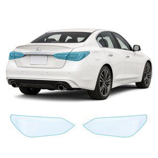 Купити Антигравійна захисна бронеплівка за лекалами для Infiniti Q50 V37 facelift 2018-2023 - задні ліхтарі стопи 105203 Модельні лекала захисних плівок для Infiniti