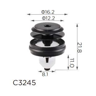 Buy Clip for fastening door trim BMW(51-41-7-325-082 51417325082 15693) (C3245) 73326 Door type retainer