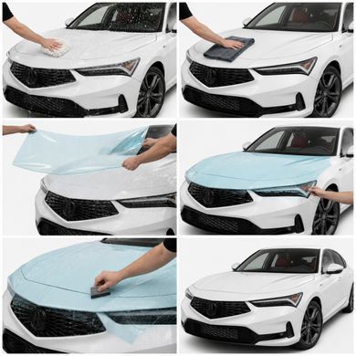 Купити Антигравійна захисна бронеплівка за лекалами для Acura Integra V 2023 - дзеркала 102881 Модельні лекала захисних плівок для Acura