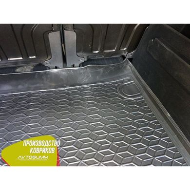 Купити Автомобільний килимок в багажник Peugeot Rifter 2019-/Citroen Berlingo 2019- коротка база / Гумо - пластик 42298 Килимки для Peugeot