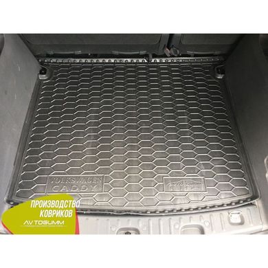 Купити Автомобільний килимок в багажник Volkswagen Caddy 2004 - Life / Гумовий (Avto-Gumm) 29243 Килимки для Volkswagen