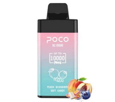 Купити Poco Premium BL10000 20ml Peach Blueberry Soft Candy Чорниця Персик Цукерка 67137 Одноразові POD системи