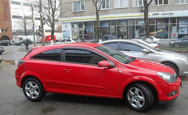 Купить Дефлекторы окон ветровики Opel Astra H hb 3d 2005 596 Дефлекторы окон Opel