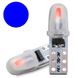 Купити Світлодіод 12V Т5 SMD 2-3014 3D Скло 0,6W 40Lm Синє світло (№86) 65558 Світлодіоди - T5 Насіння - 1 фото из 6