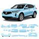 Купить Антигравийная защитная бронепленка по лекалам для Acura RDX TC1 facelift 2022 - полный кузов 102945 Модельные лекала защитных пленок для Acura