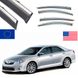 Купити Дефлектори вікон вітровики Benke для Toyota Camry 50 / 55 Europa (Хром Молдинг Нержавіюча сталь 3D) 33486 Дефлектори вікон Toyota - 1 фото из 6
