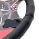Buy Steering wheel cover Elegant XL 41-43 cm Perforation 1 seam Eco-leather Black (EL105 723) 60726 Steering Wheel Covers Eco-leather - 3 photos from 3