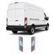 Купити Антигравійна захисна бронеплівка за лекалами для Ford Transit VII 2013- задні ліхтарі стопи 104543 Модельні лекала захисних плівок для Ford
