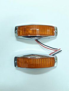 Купить Повтор.поворотов длинный универсальный желтый Yuce УР-12 - под скотч - 120х46х18мм 8777