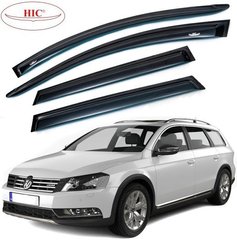 Купити Дефлектори вікон вітровики HIC для Volkswagen B6 - B7 2005-2019 Variant Оригінал (VW25) 44477 Дефлектори вікон Volkswagen