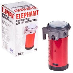 Купить Компрессор автомобильный Elephant CA-10012 12V под одну дудку Красный 32504 Сигналы 12V воздушные - компрессор - клапан