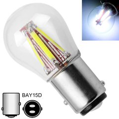 Купити Лампочка світлодіодна LED 12/24V T25 R5W /P21W (BAY15d) Білий Світ 1 шт 63497 Світлодіоди - T25 BAY15d