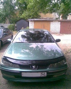 Купить Дефлектор капота мухобойка Peugeot 406 1995-1999 6916 Дефлекторы капота Peugeot