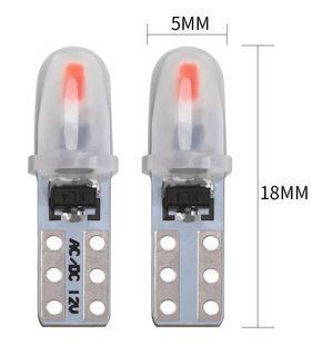 Buy LED 12V T5 SMD 2-3014 3D Glass 0.6W 40Lm White Light (No. 85) 65559 LEDs - T5 Seed