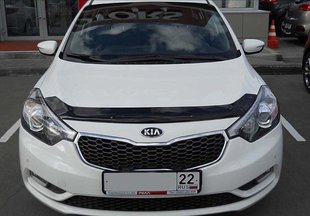 Купить Дефлектор капота мухобойка для Kia Cerato седан 2013 2981 Дефлекторы капота Kia