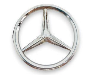Купить Эмблема руля Mercedes-Benz Хром &Oslash;40 мм (на скотче) 90121 Эмблемы на иномарки