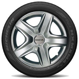 Buy Wheel cap with emblem Dacia SKS418 R16 gray logo choice 4 pcs 21938 16 SKS