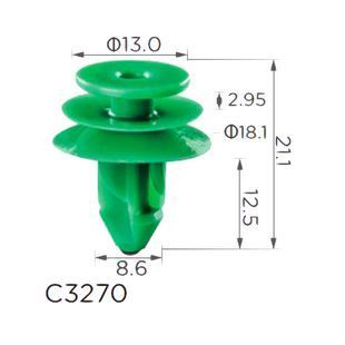 Buy NISSAN Door Trim Fastening Clip (769844CE0A 15595) (C3270) 73327 Door type retainer