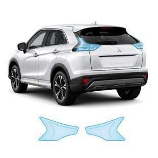 Купить Антигравийная защитная бронепленка по лекалам для Mitsubishi Eclipse Cross I facelift 2021-2024 - задние фонари стопы 107459 Модельные лекала защитных пленок для Mitsubishi