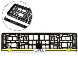 Buy License plate frame for Opel Type 2 Frost-resistant Color Logo (Avtovin) 86729 Number frame - Model inscriptions