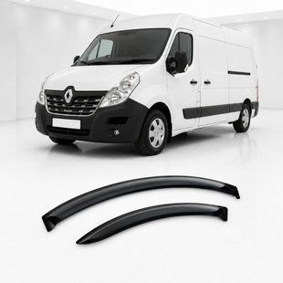 Купити Дефлектори вікон вітровики для Renault Master/Opel Movano III 2010 Скотч 3M (AMR13010) Acrylic 2 шт 110683 Дефлектори вікон Renault
