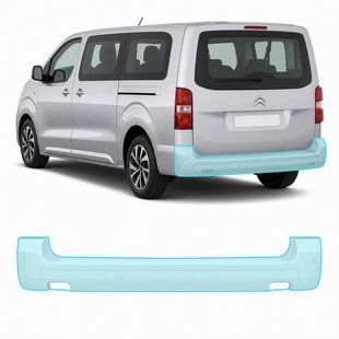 Buy Pre-cut paint protection film for Citroen SpaceTourer I 2016- rear bumper 104019 Model-specific paint protection film patterns for Citroen