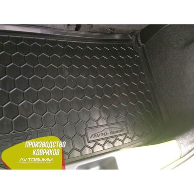Купить Автомобильный коврик в багажник Nissan Micra (K13) 2010- (Avto-Gumm) 28648 Коврики для Nissan